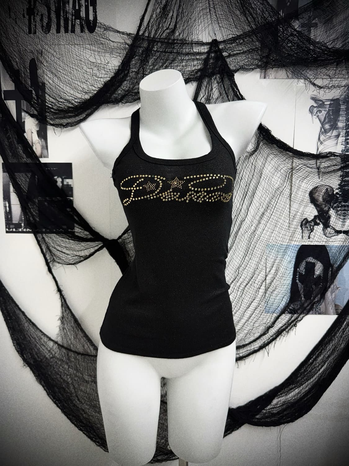 00s beads glitter sleeveless 상품이미지1