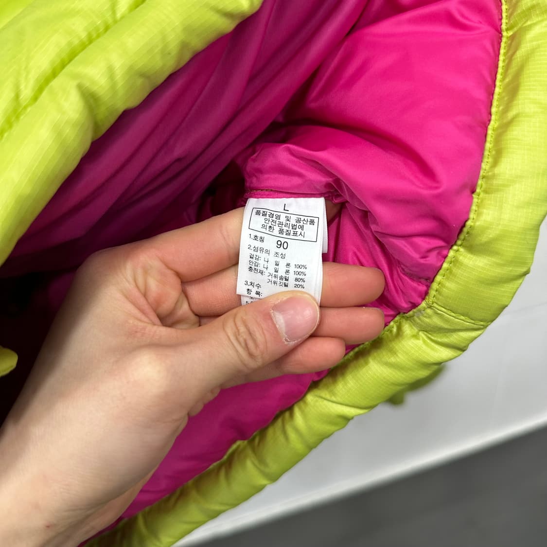 노스페이스 700 눕시패딩 상품이미지7