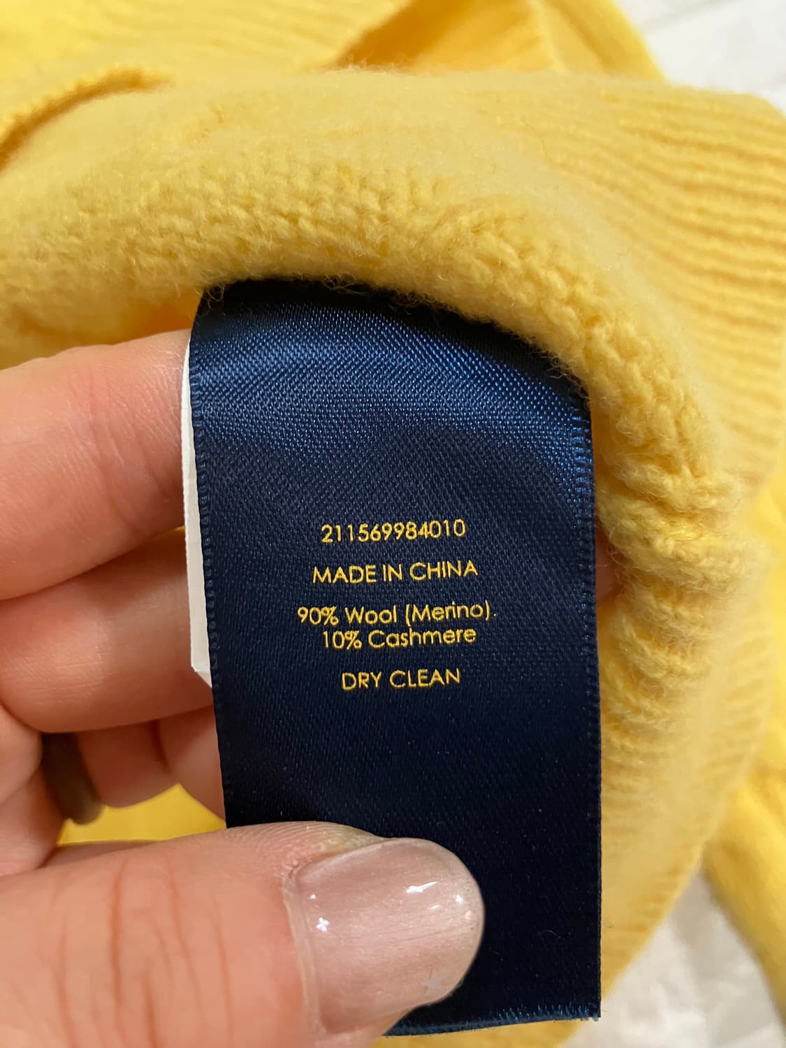 폴로 랄프로렌 케이블의 캐시미어 니트 S  상품이미지4