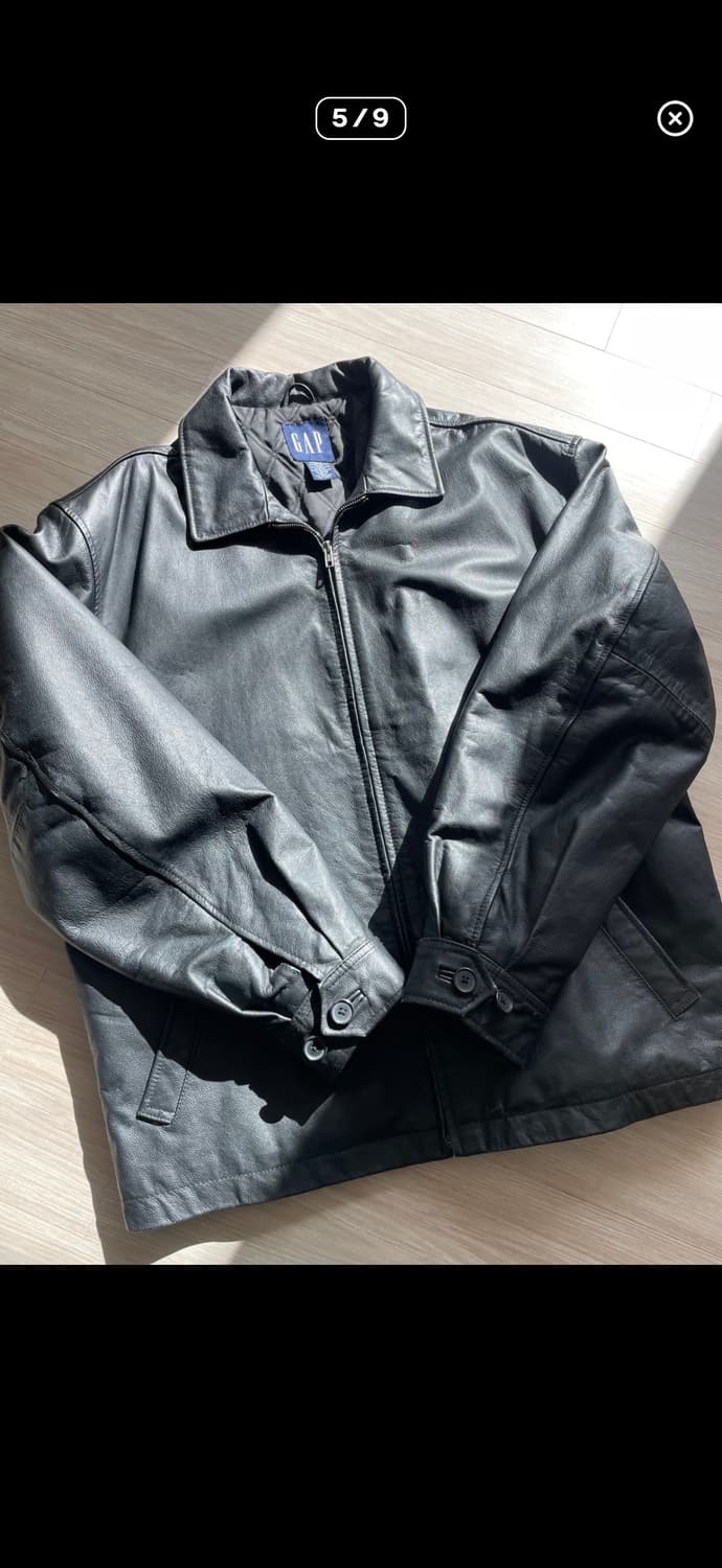 빈디지 올드갭 레더자켓 상품이미지5