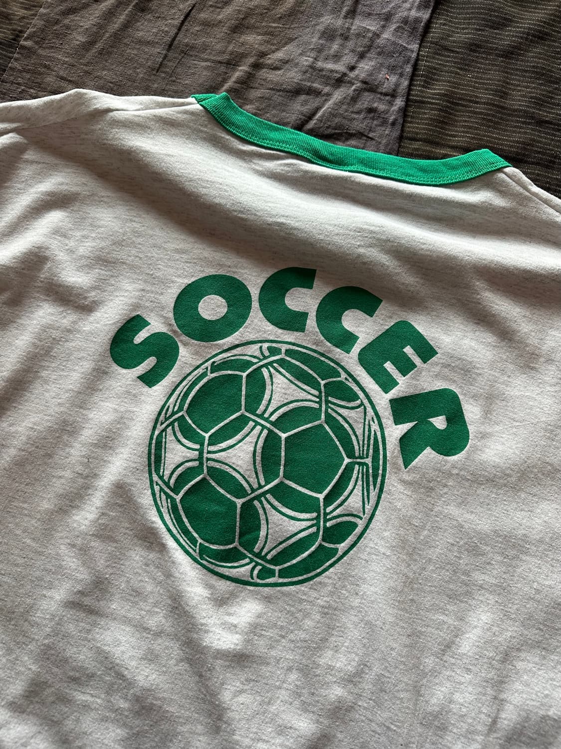 90s USA Fruit of the loom Ringer T Shirt 상품이미지6