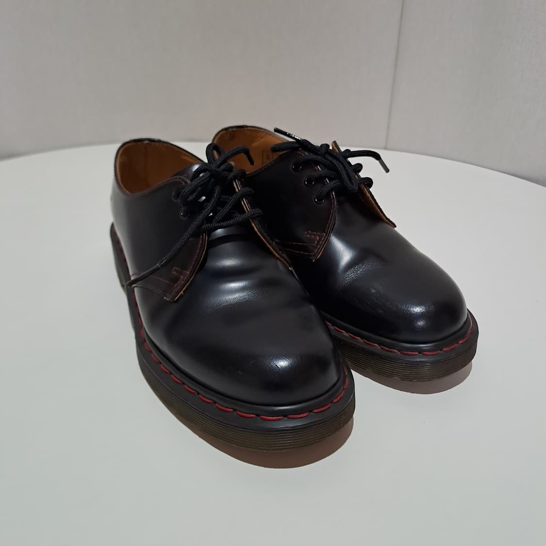 (택포) 닥터마틴 1461 3홀 레드스티치 UK5 B169 상품이미지3