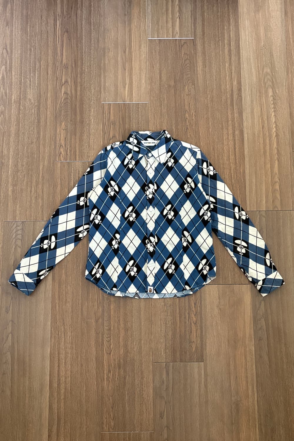 BAPE Argyle Ape Head Archive Shirt 상품이미지4