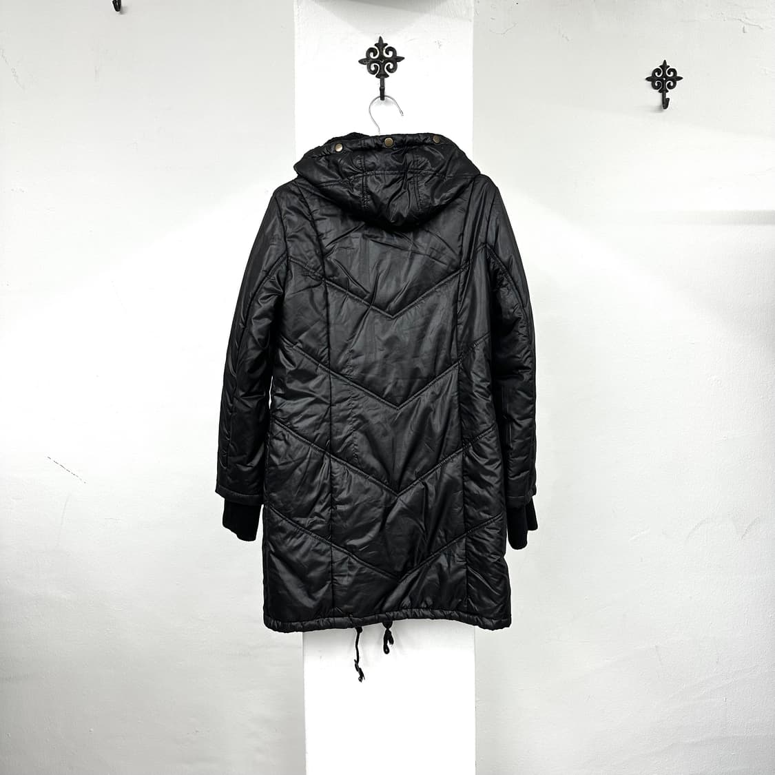 Layerd hood parka jacket 상품이미지5