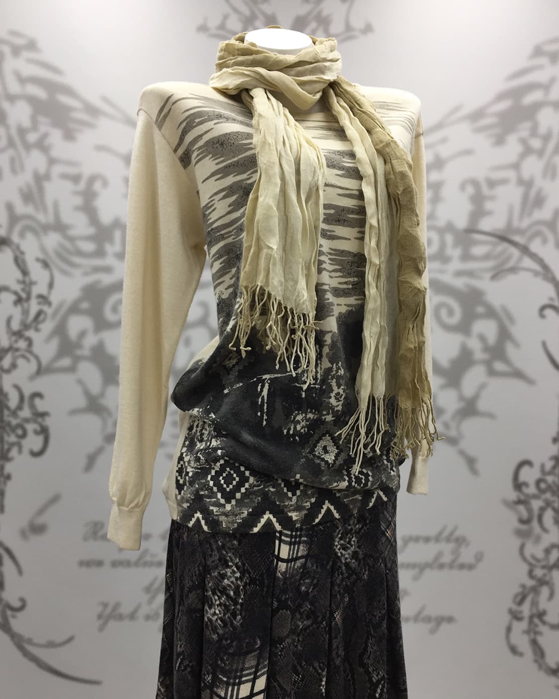 Ethnic winter Japanese-inspired set-up 상품이미지2