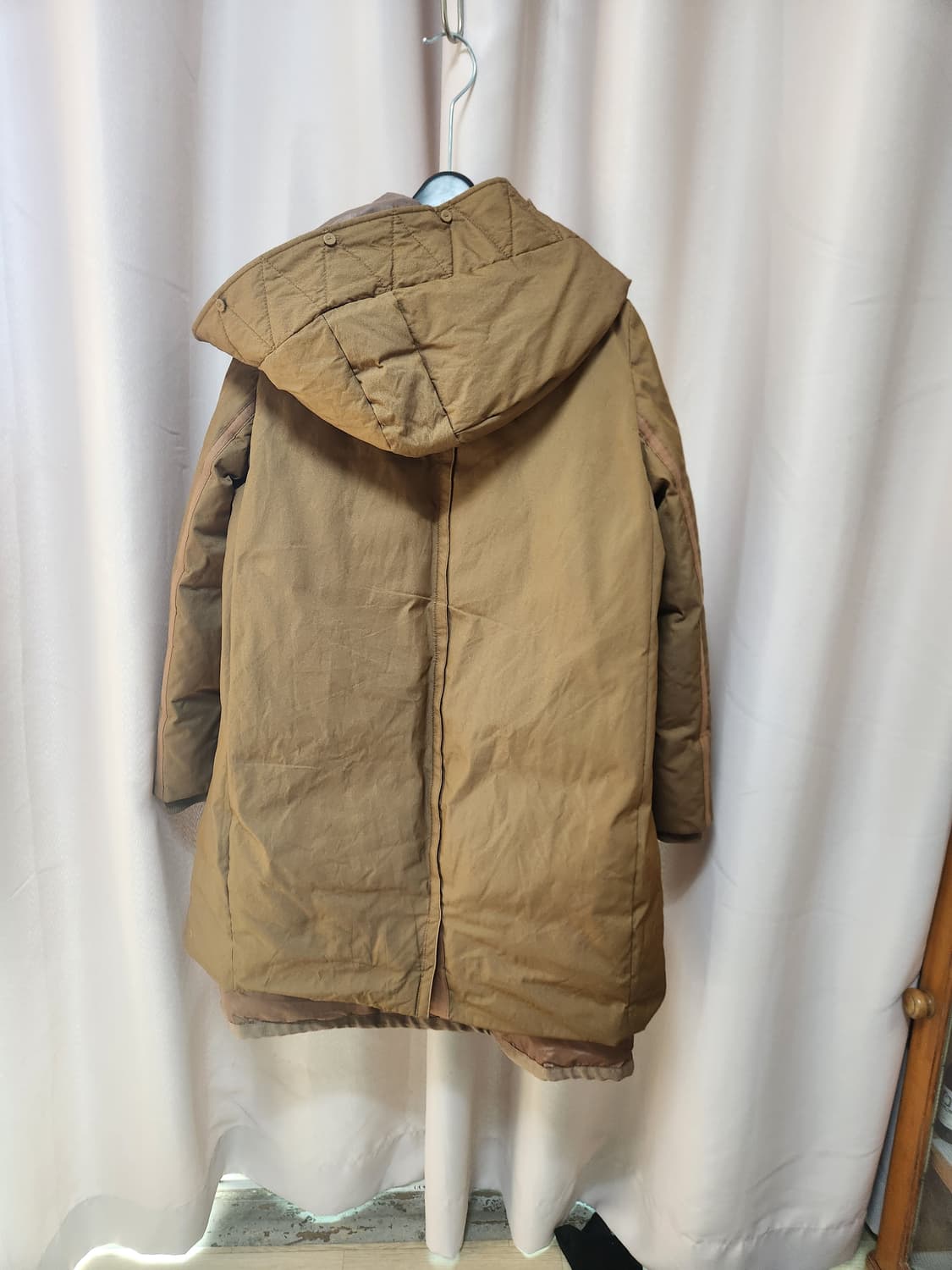 구호 거위털 패딩 코트  (베스트따로입을수있음) 상품이미지7