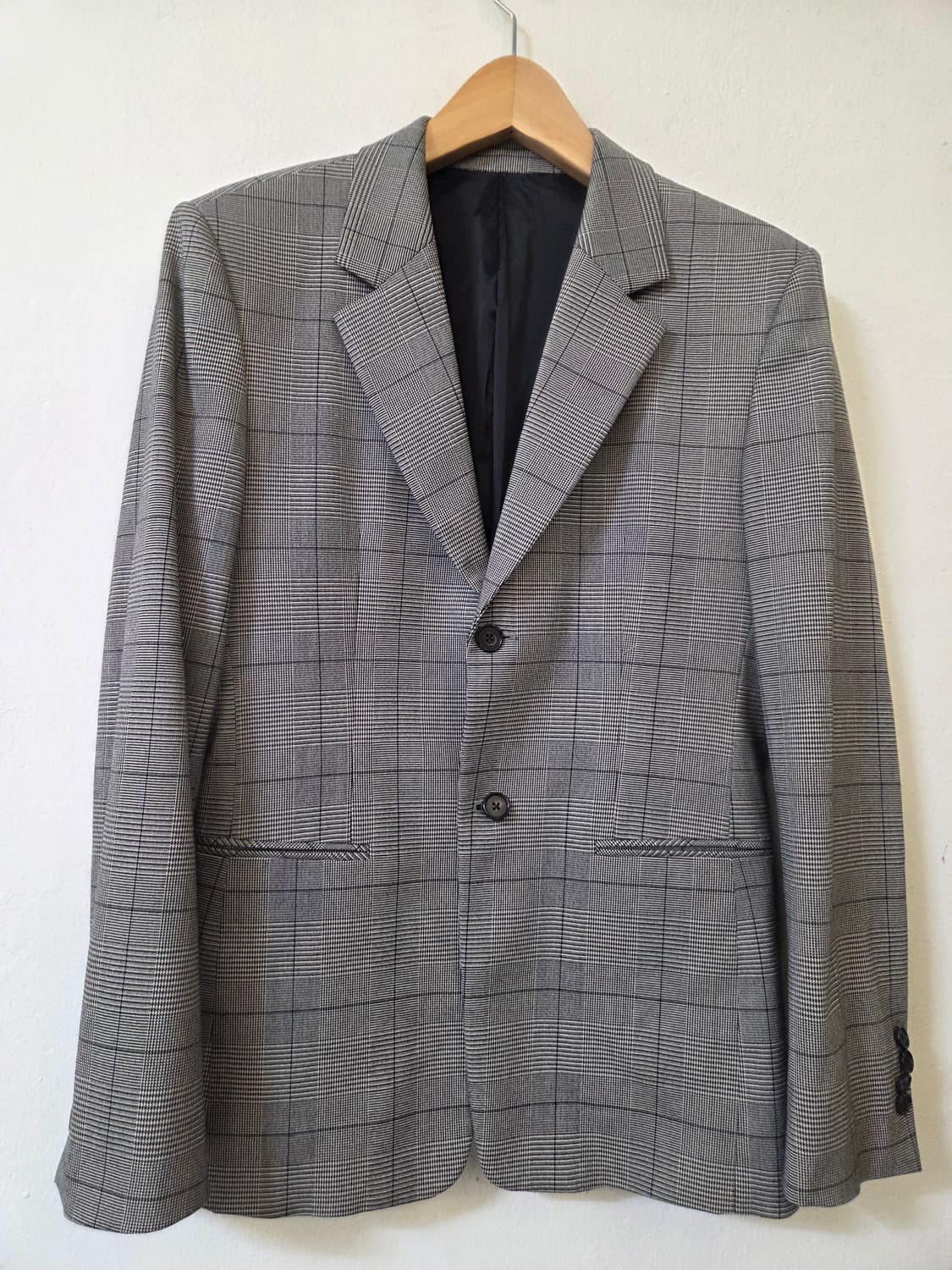 SYSTEM 남성 글렌체크 블레이저 100 상품이미지1