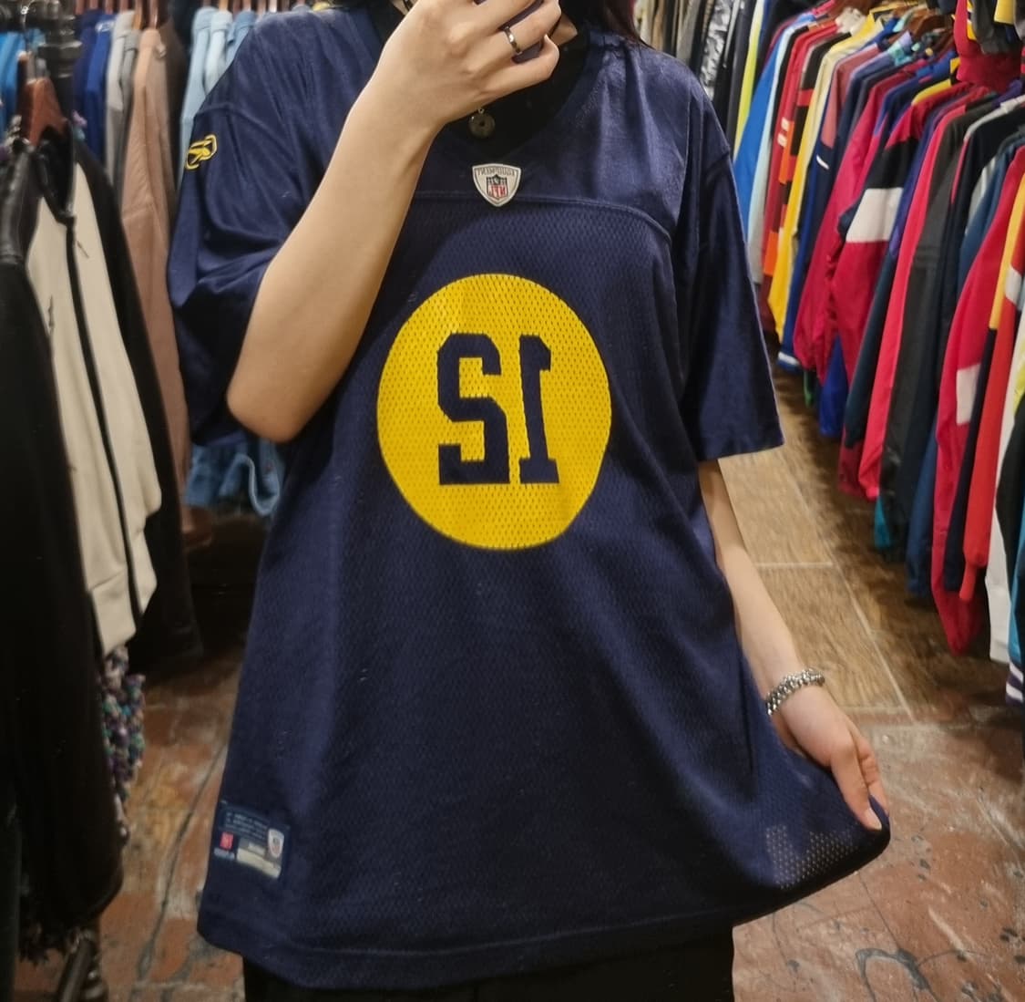 [Hi]  NFL 풋볼 져지 반팔티 네이비 상품이미지4
