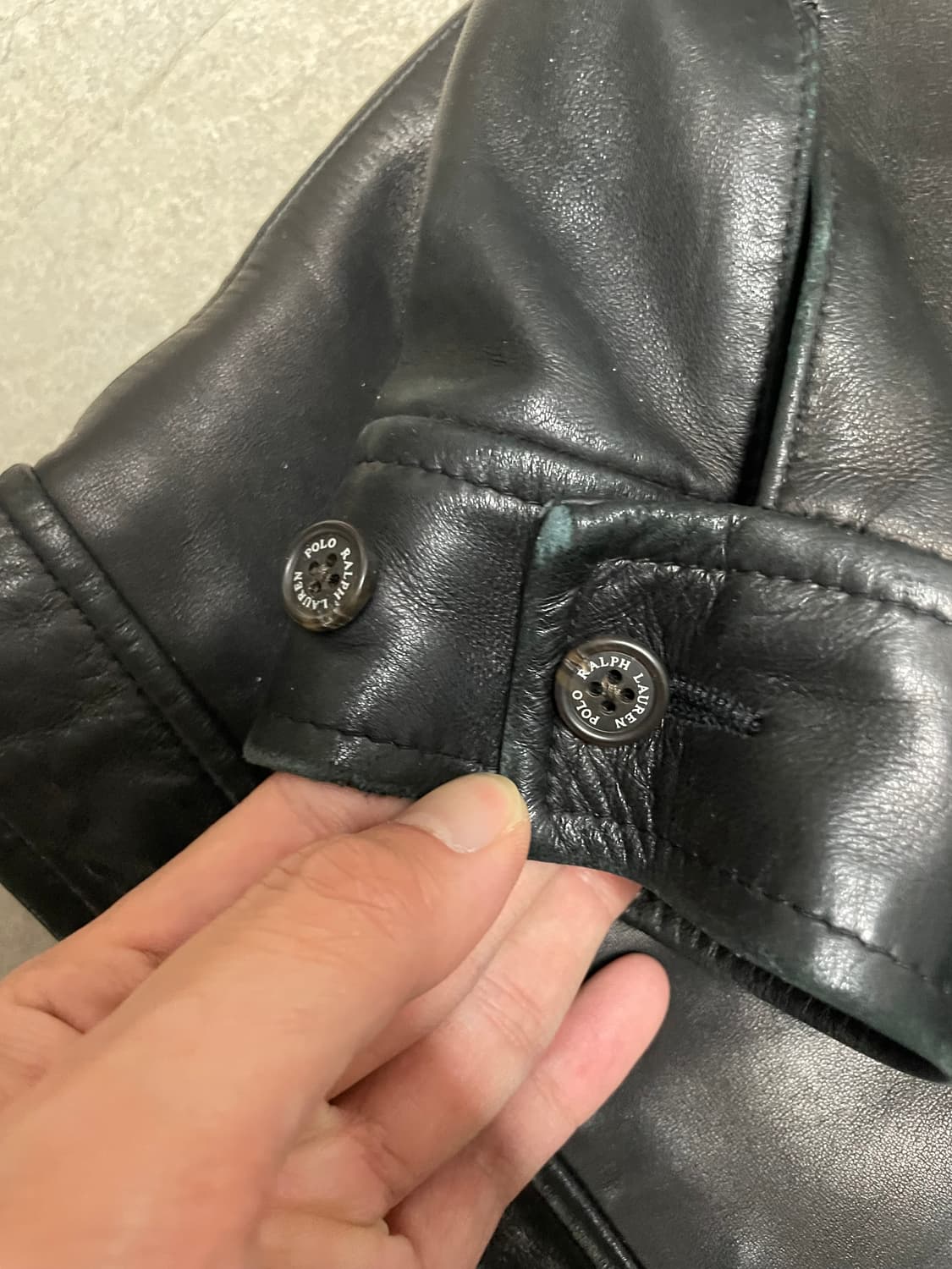 빈티지 폴로 맥스웰 레더 자켓 가죽 자켓 상품이미지4