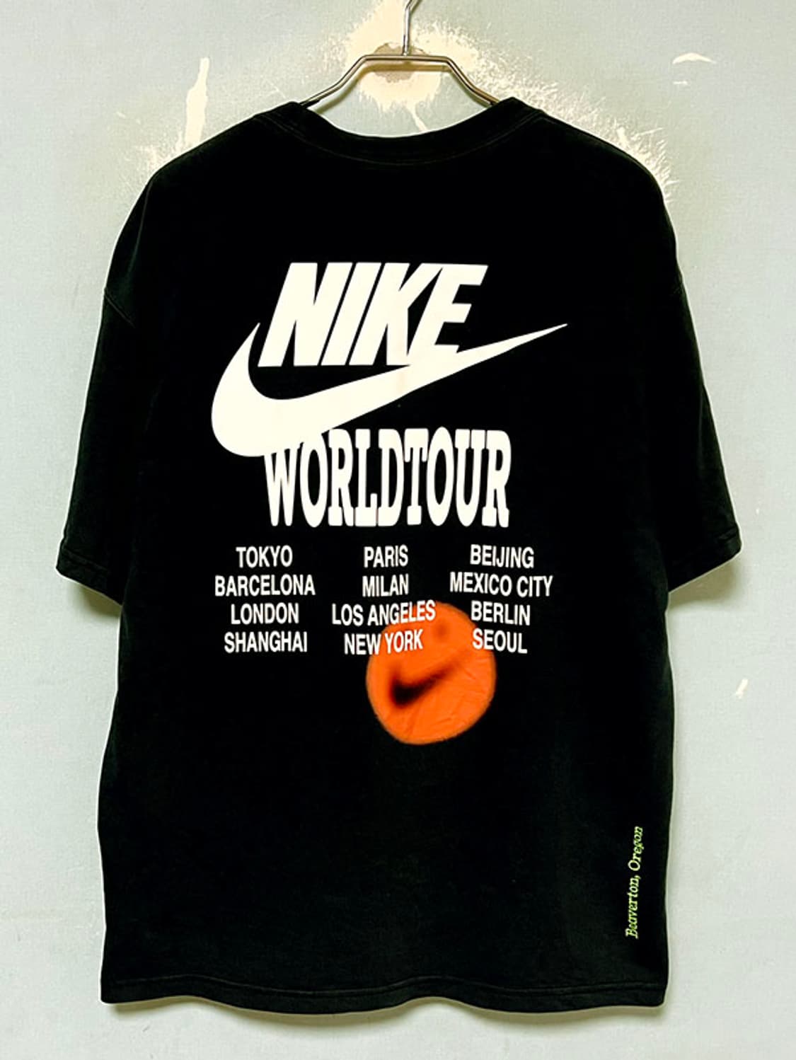 NIKE 나이키 월드투어2 남자 반팔티셔츠 블랙 단종품 L 100 상품이미지2