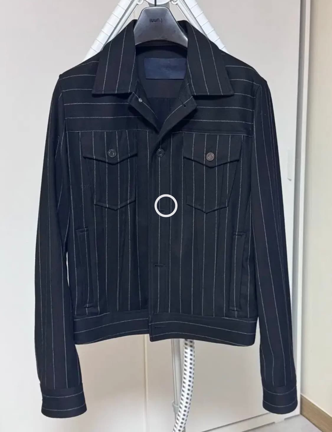 준지 핀 스트라이프 울 트러커 46 상품이미지3