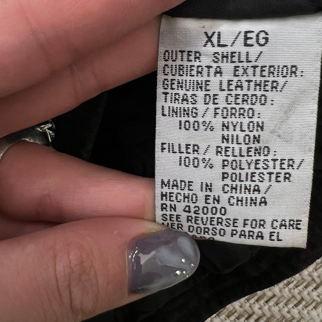 에디션 스웨이드 리얼레더 자켓 r2848 상품이미지6