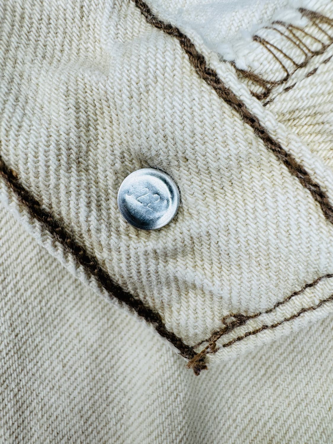 빈티지 90s 리바이스 501 아이보리 34/30 상품이미지4