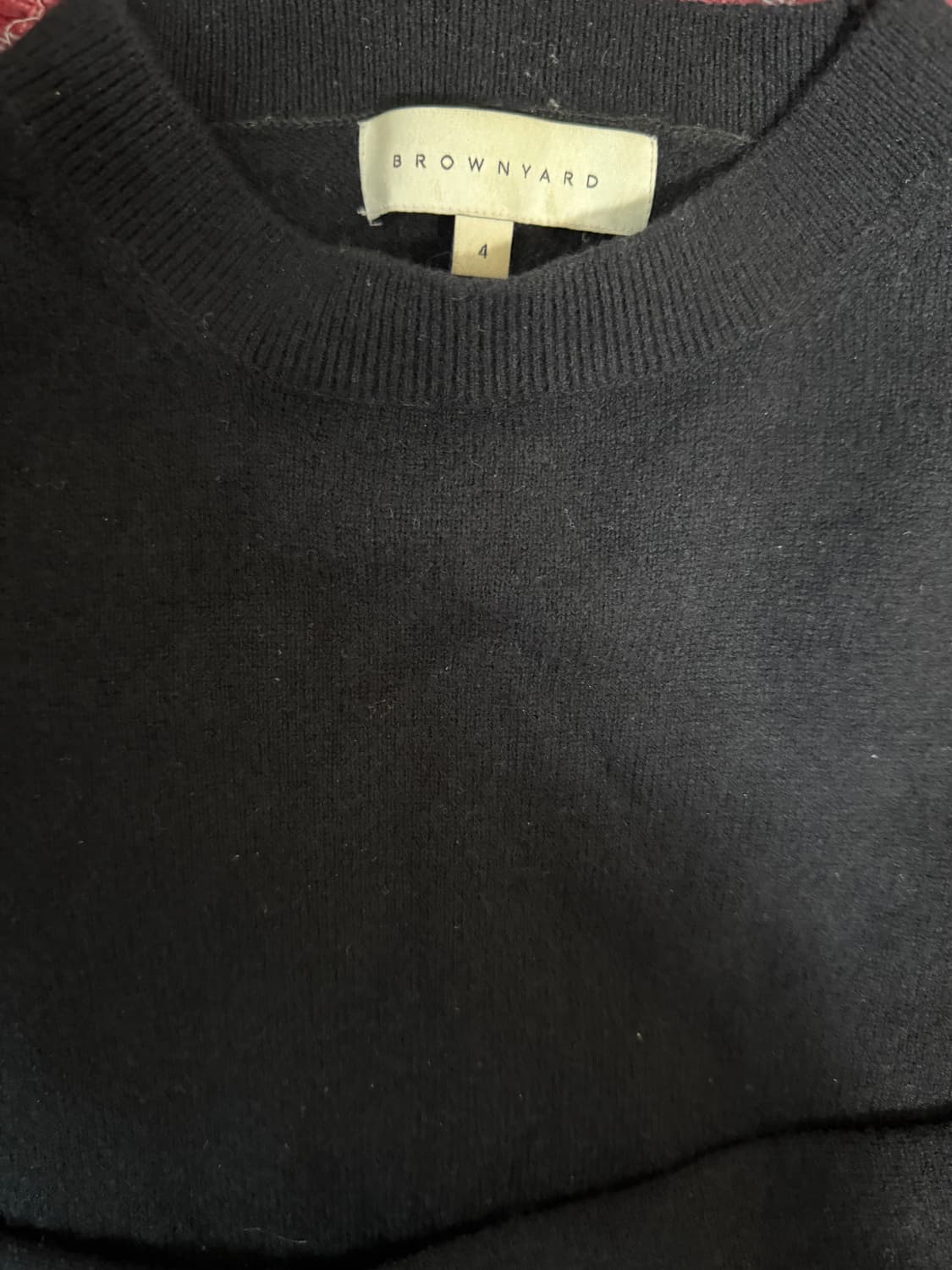 브라운야드 니트 (블랙 4사이즈) 상품이미지1