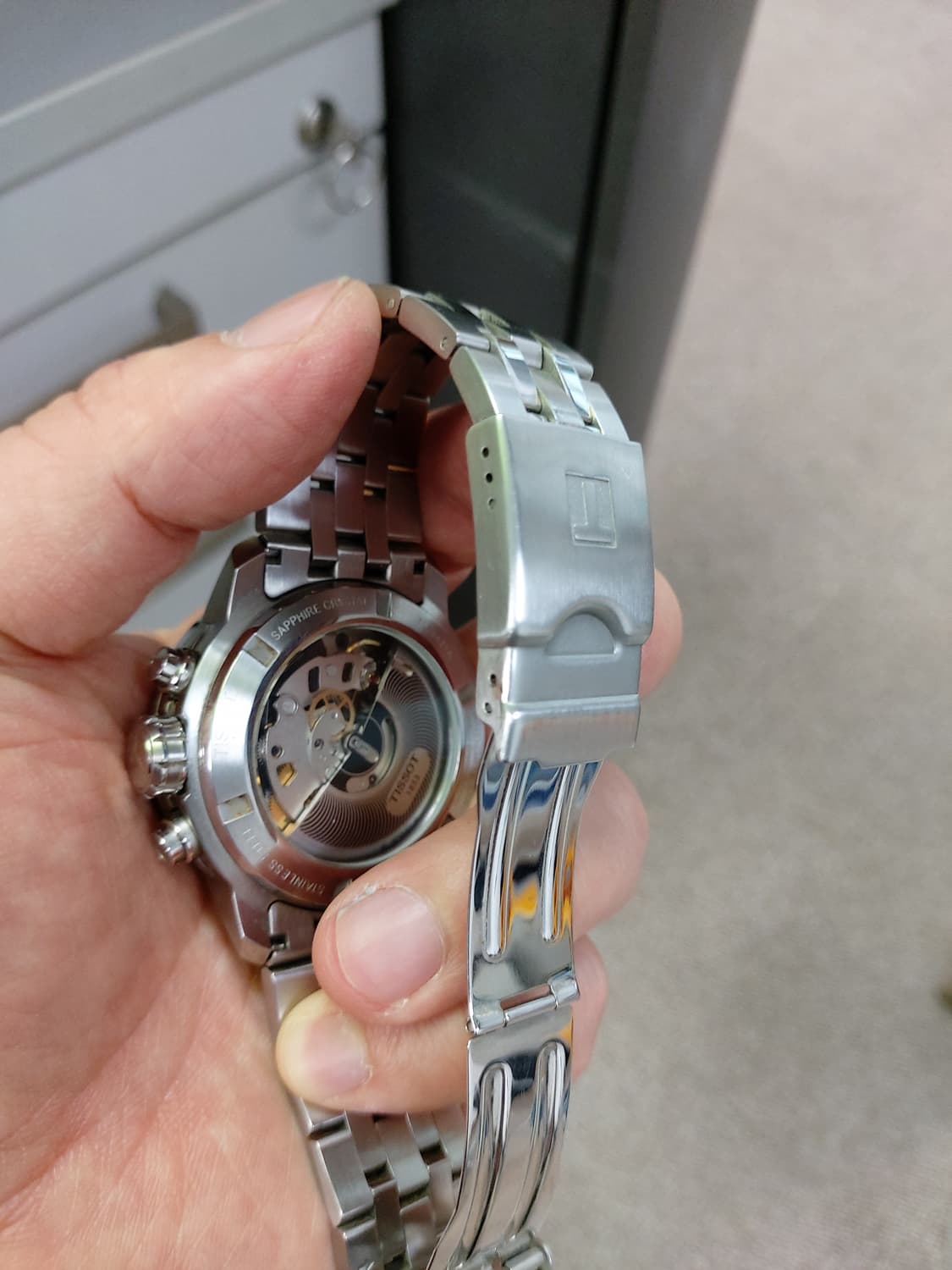 티쏘 오토매틱 크로노 시계  상품이미지4