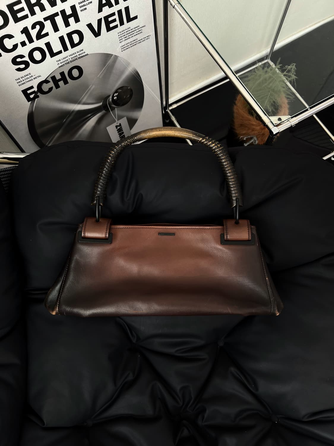 구찌 FW2002 밤부 핸들 그라데이션 숄더백 상품이미지2