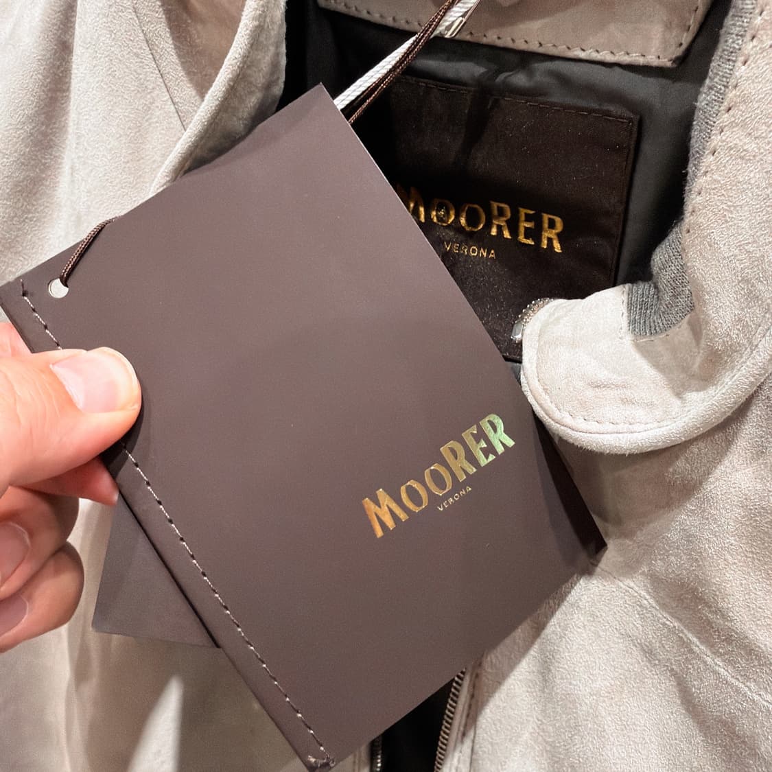(정품/새상품) MOORER 무레르 남성 양가죽 스웨이드 베스트 상품이미지3