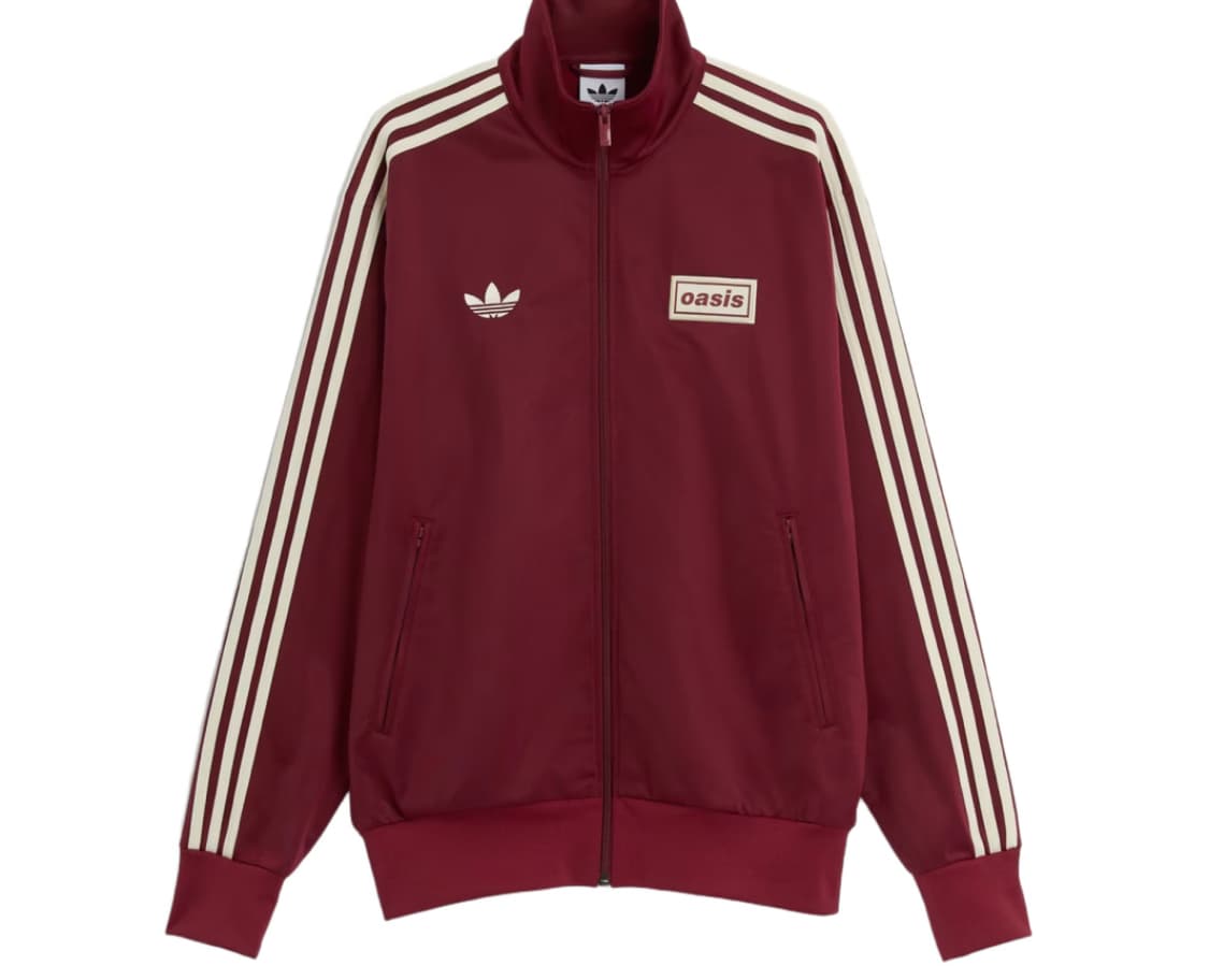 아디다스 x 오아시스 투어 파이어버드 트랙 탑 노블 마룬 -xs 상품이미지1