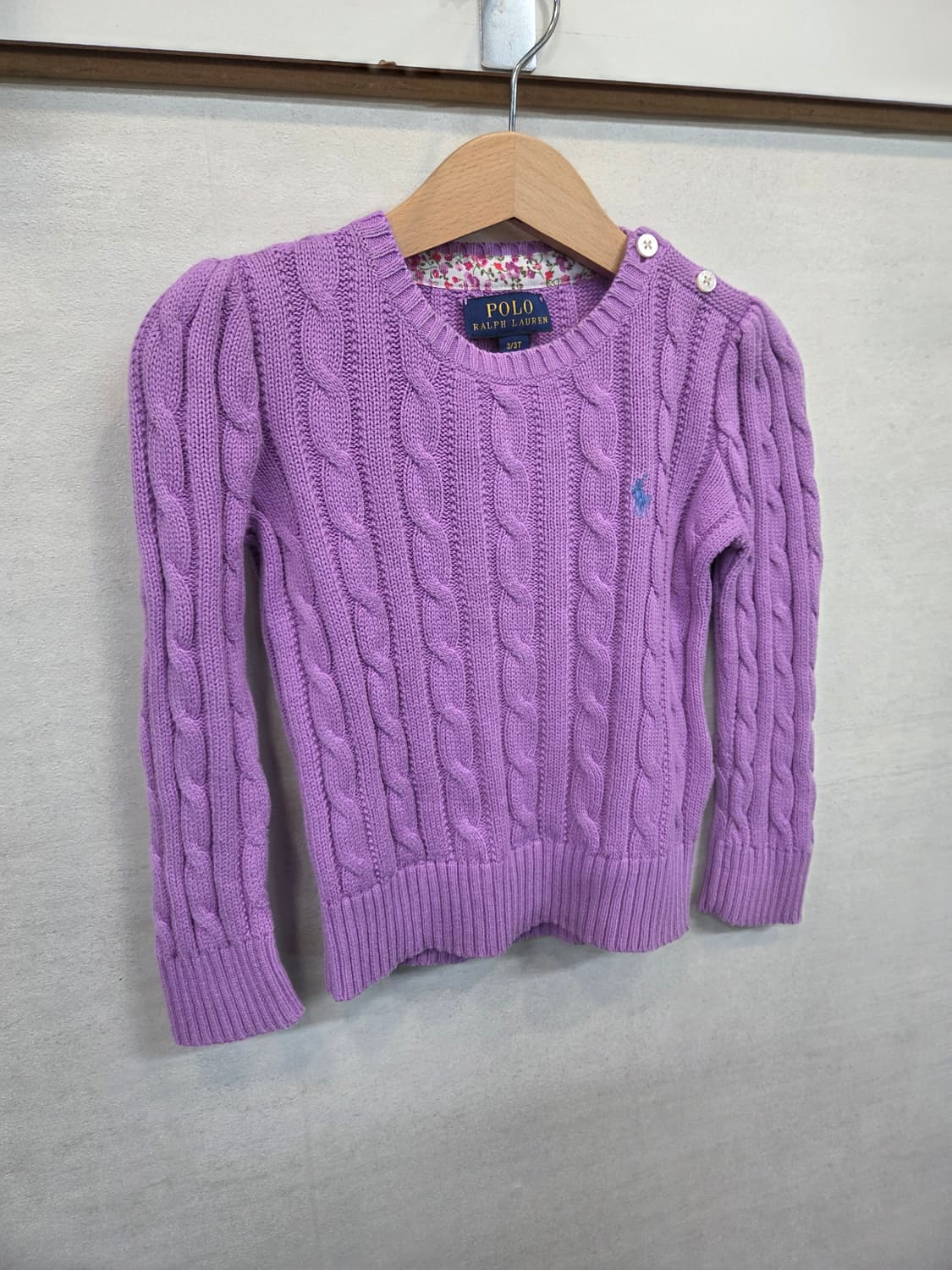 폴로랄프로렌 키즈 꽈배기 케이블 니트 3 상품이미지5