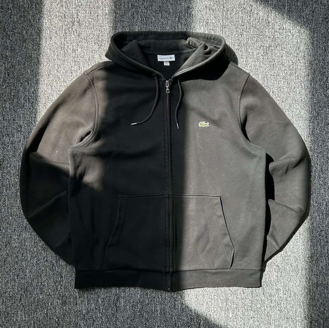 라코스테 자수로고 기모 후드집업  상품이미지1