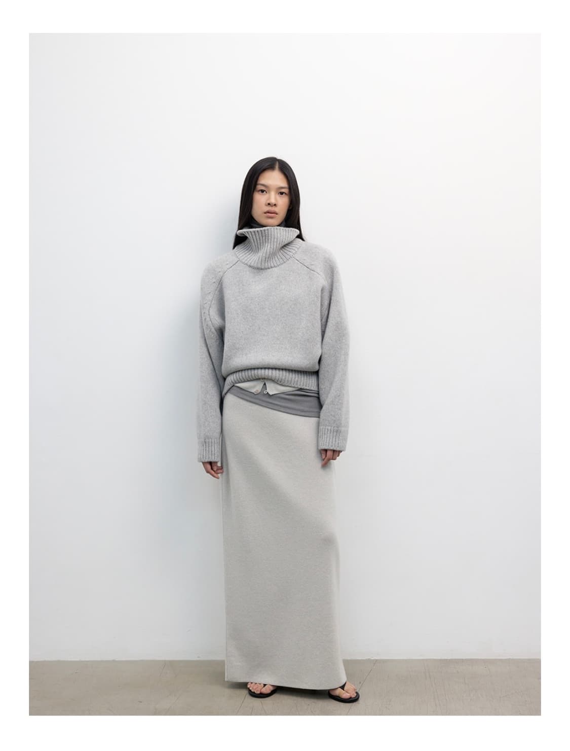 LE917. STRING STRAIGHT KNIT SKIRT 상품이미지1