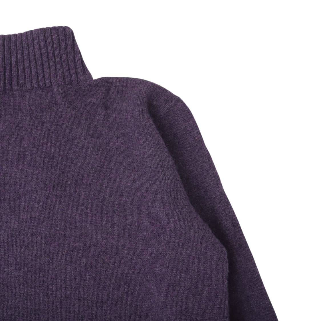폴로 랄프로렌 퍼플 램스울 하프집업 니트 상품이미지6
