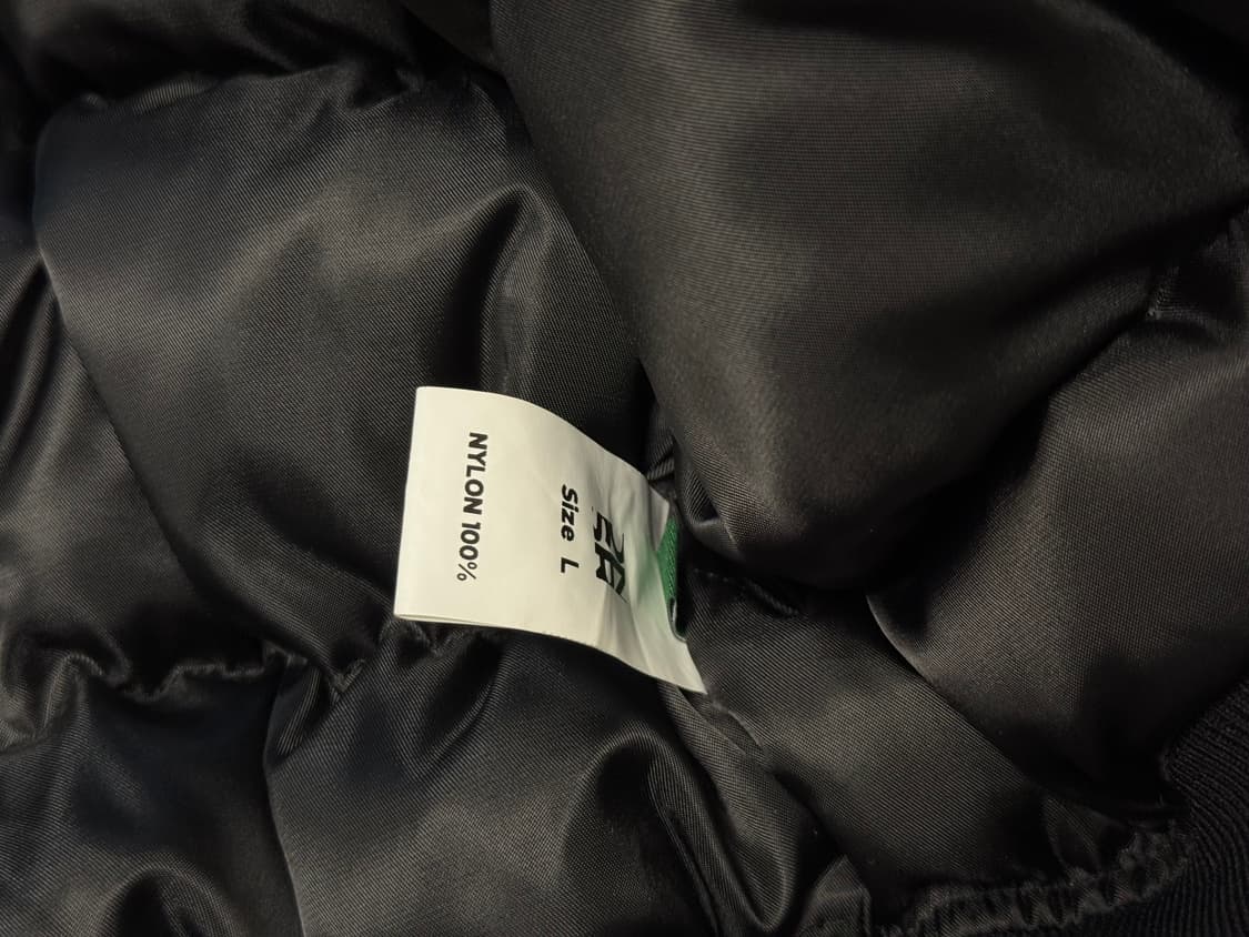 [L] 디앤써 (dnsr) 플라이트 크롭 패딩 점퍼 블랙 상품이미지8