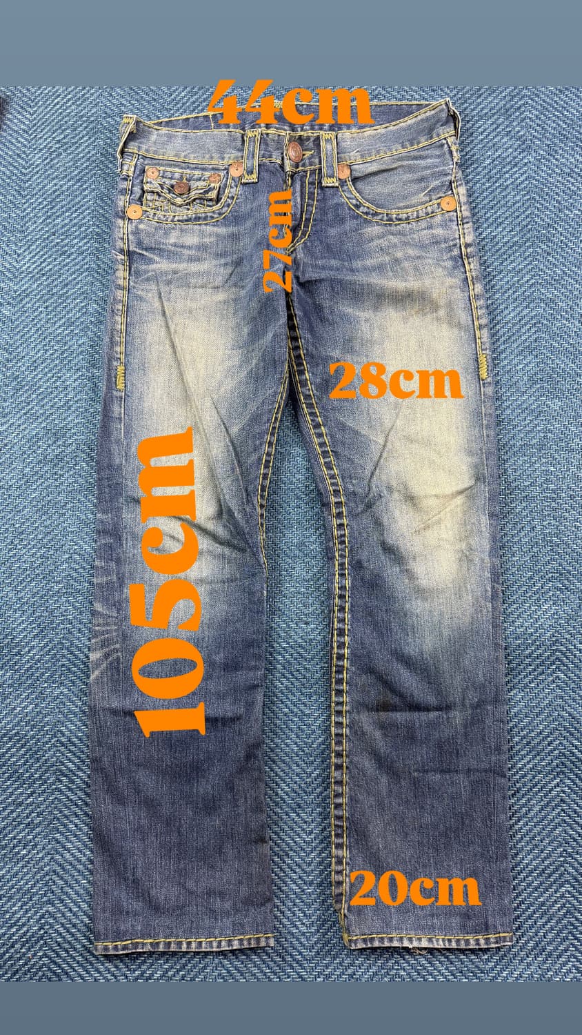 [TRUE RELIGION] 트루릴리전 빌리 슈퍼 T 빈티지 데님 팬츠 상품이미지4