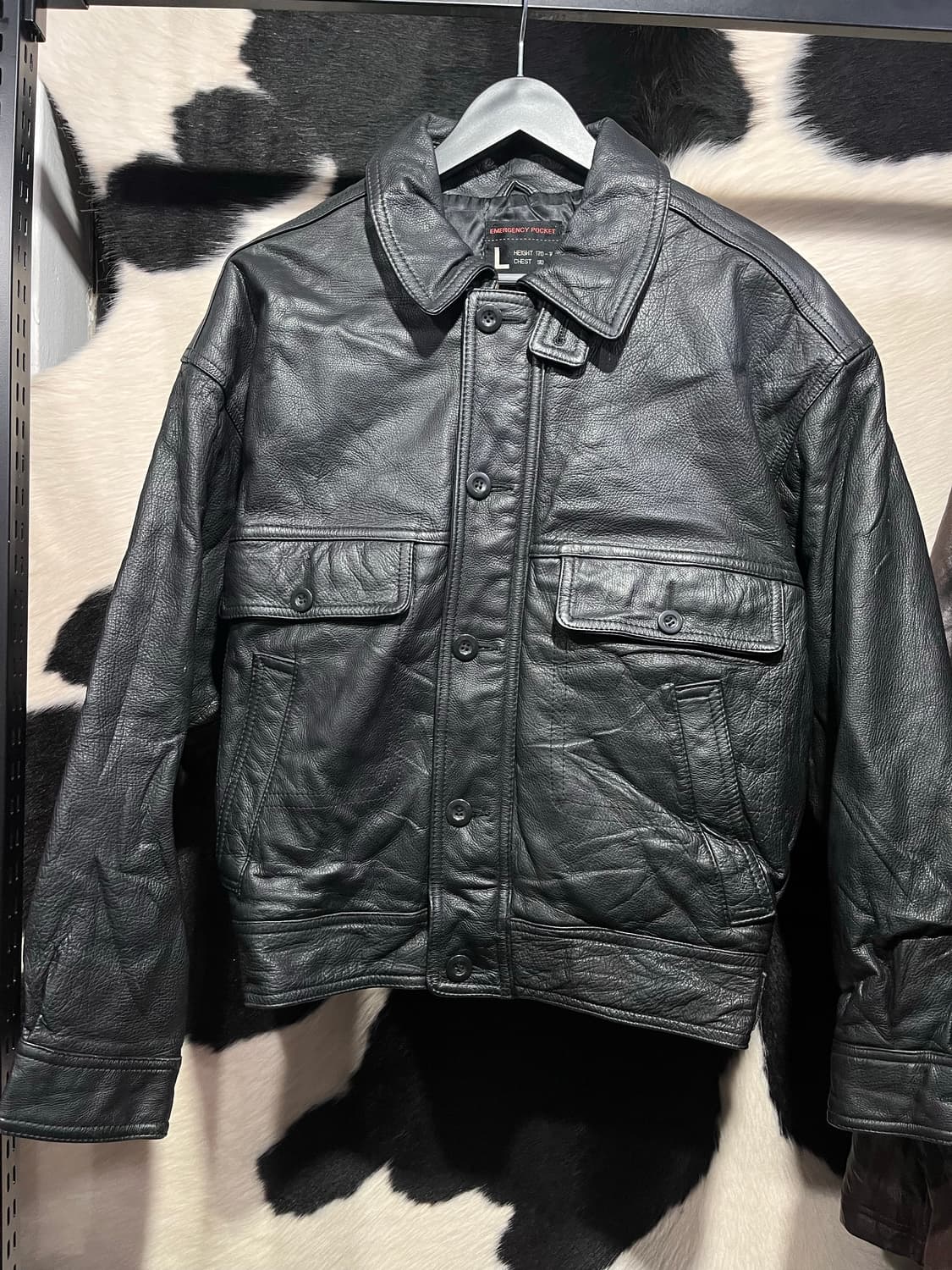 소 가죽 자켓 상품이미지3