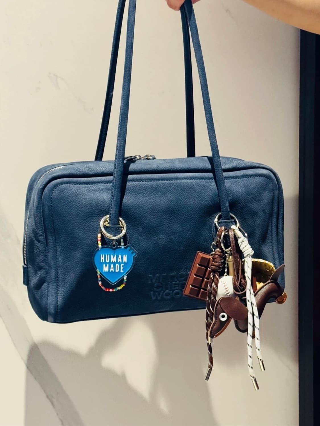 마지셔우드 소프트 보스턴 누벅 네이비 상품이미지1