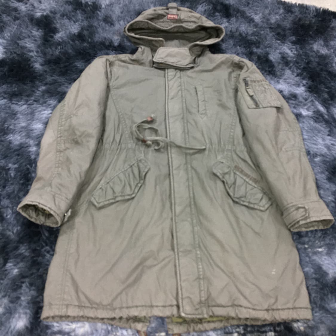 투티/0310 디키즈 1922 야상 자켓 카키 아우터 빈티지 남녀공용 상품이미지3