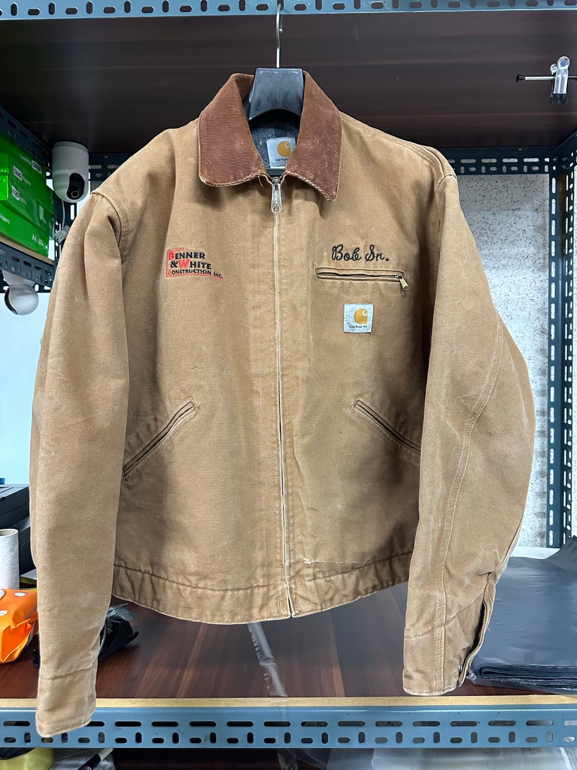 칼하트 디트로이트 자켓 J01 브라운 상품이미지1