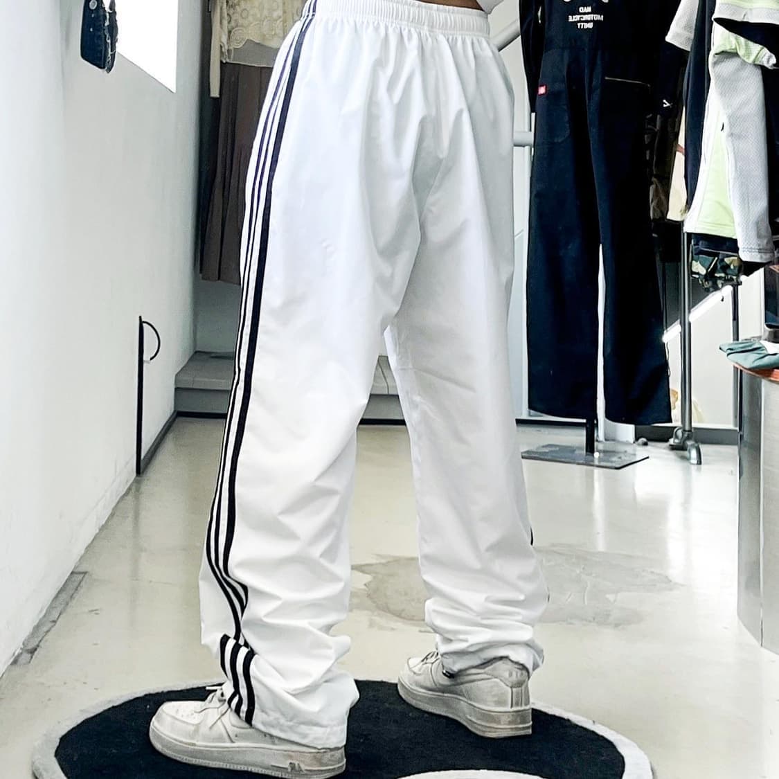 아디다스 3S 테이프 우븐팬츠(화이트) 상품이미지7