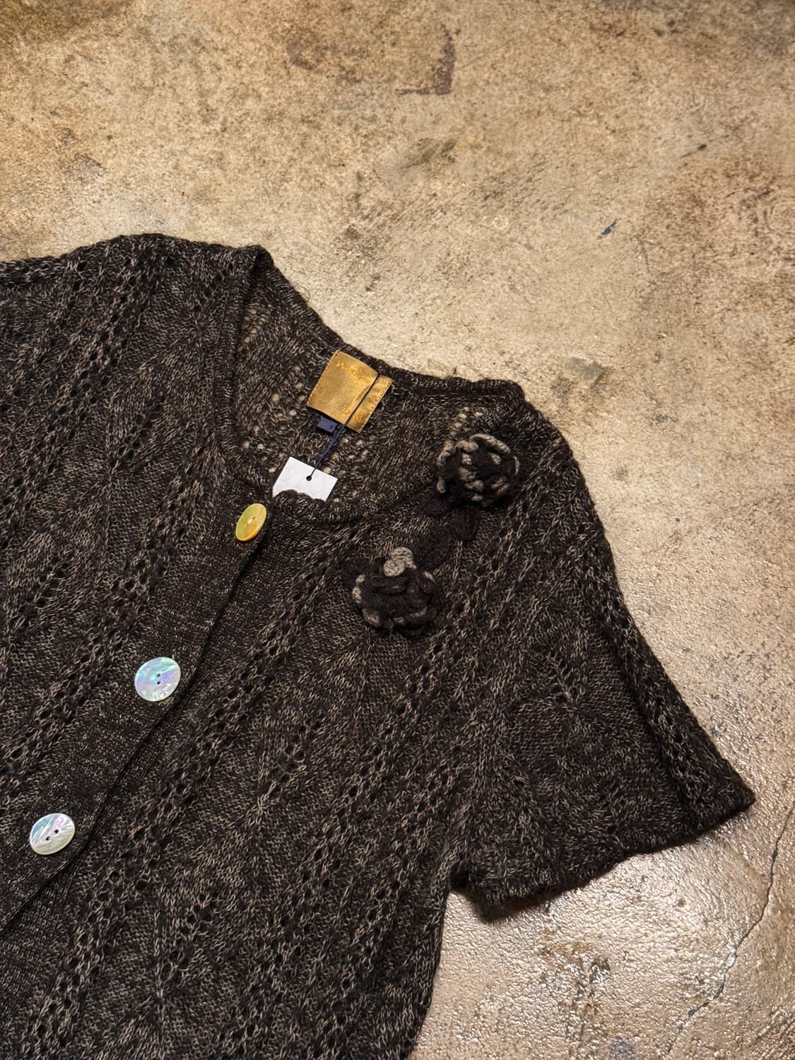 44-55 ) Japanese Vintage Mohair Cardigan 상품이미지5