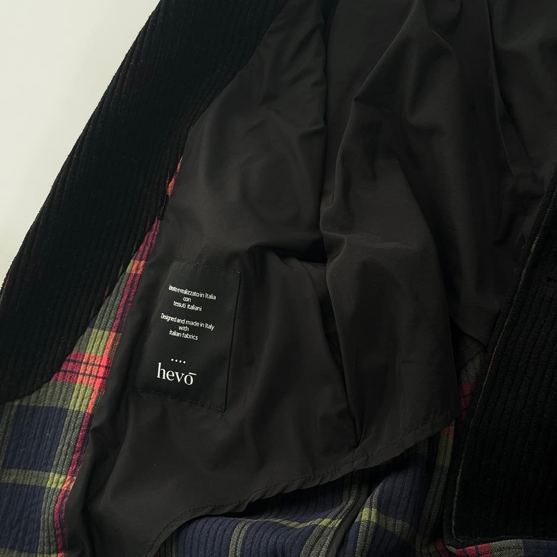 이태리 헤보 hevo 코듀로이 싱글 코트 상품이미지3