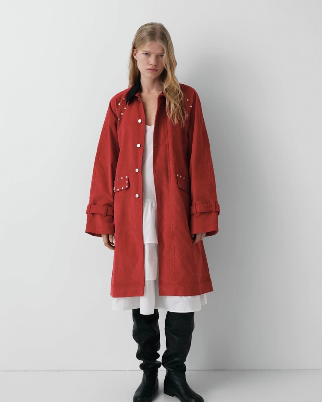 [M]기마구아스 Joaquin 스터드 자켓/레드 상품이미지1