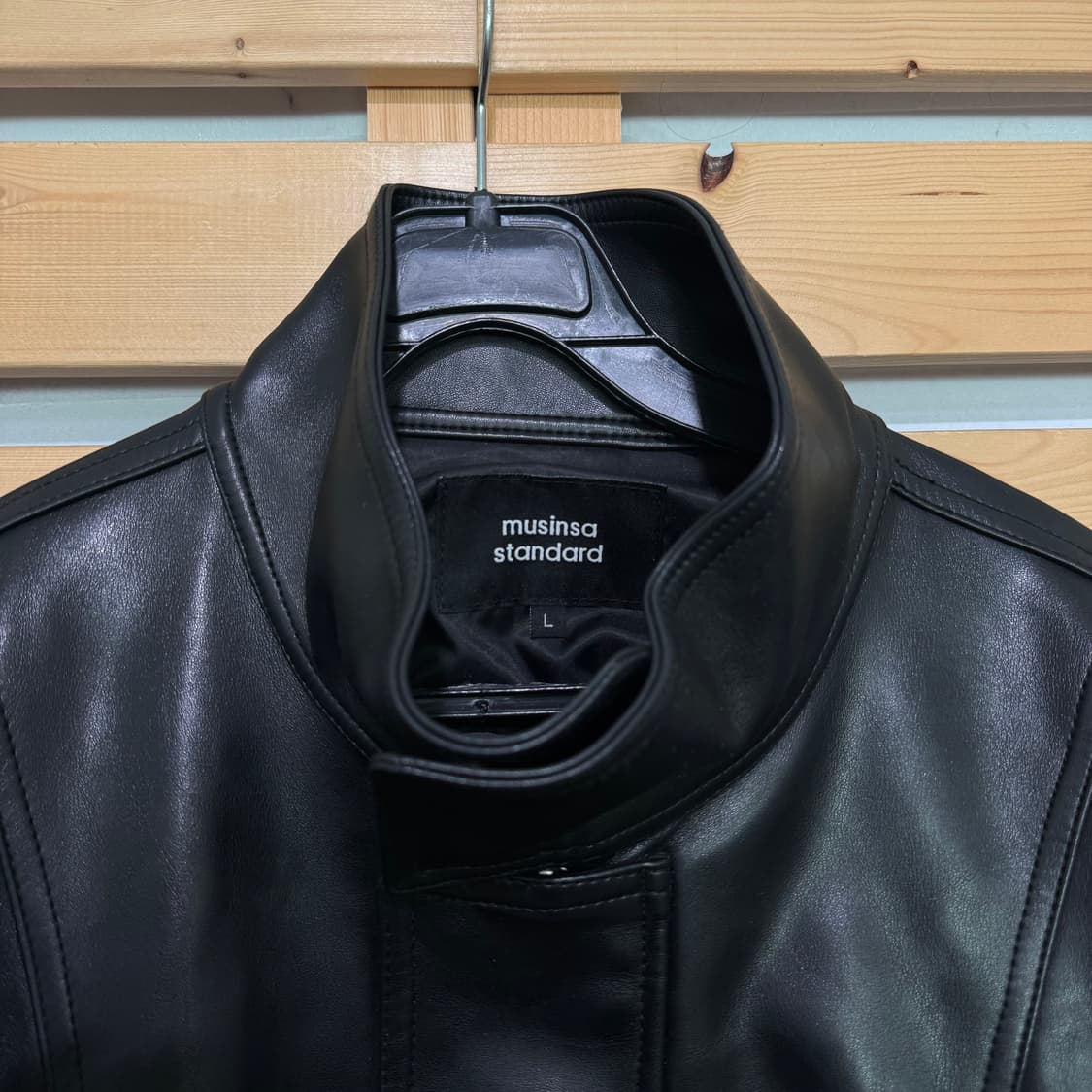 무신사스탠다드 레더 자켓 상품이미지2