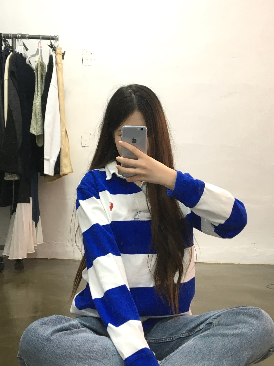 폴로 랄프로렌 스트라이프 카라티 M 상품이미지8
