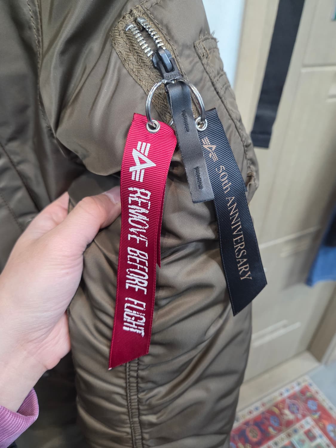 알파인더스트리 퍼 파카 패딩 m 브라운  상품이미지4