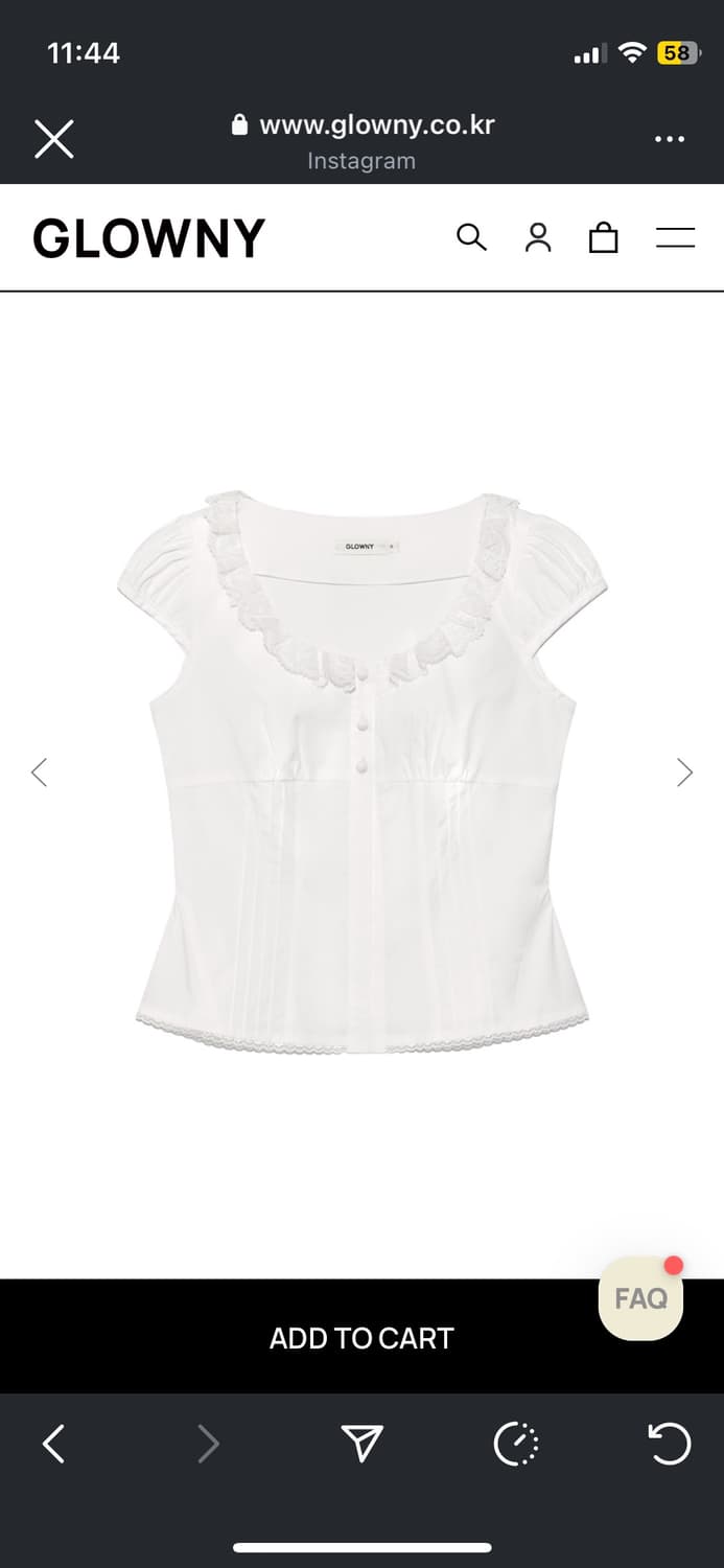 SUGAR PUFF BLOUSE (WHITE) 상품이미지2