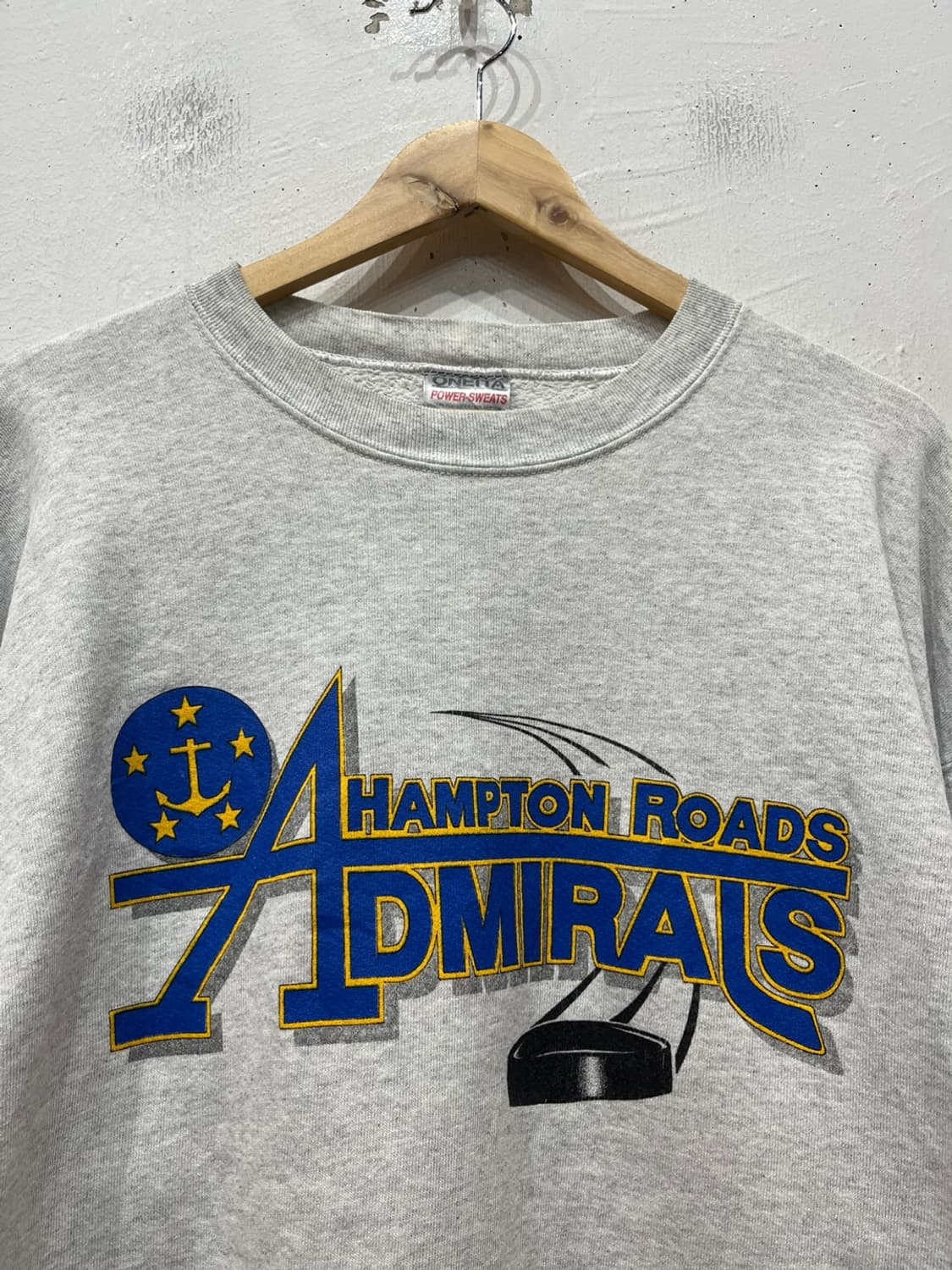 90s ONEITA Hampton Road 스웻셔츠 Made in USA 상품이미지3