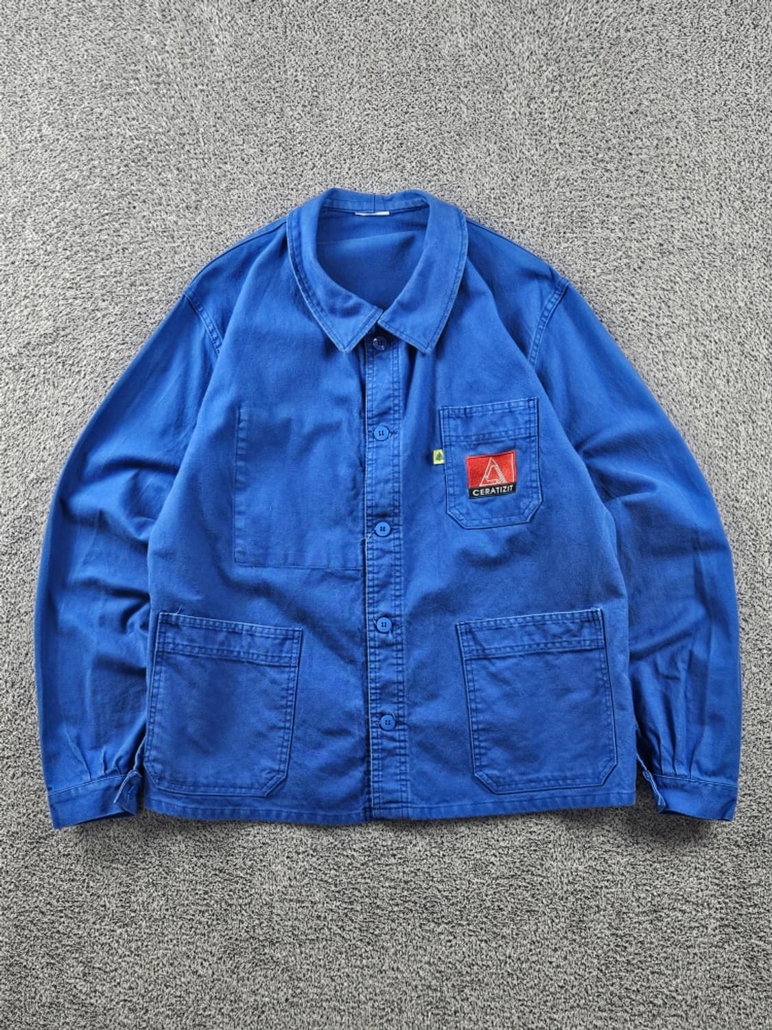 3-포켓 세라티짓 프렌치 워크 자켓 ( L추정 ) / 11262 상품이미지1