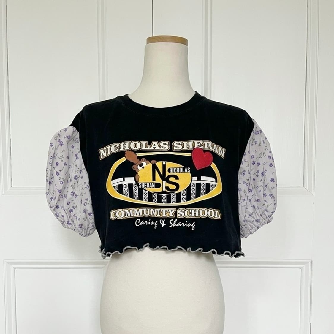 Gildan upcycling crop top 상품이미지1