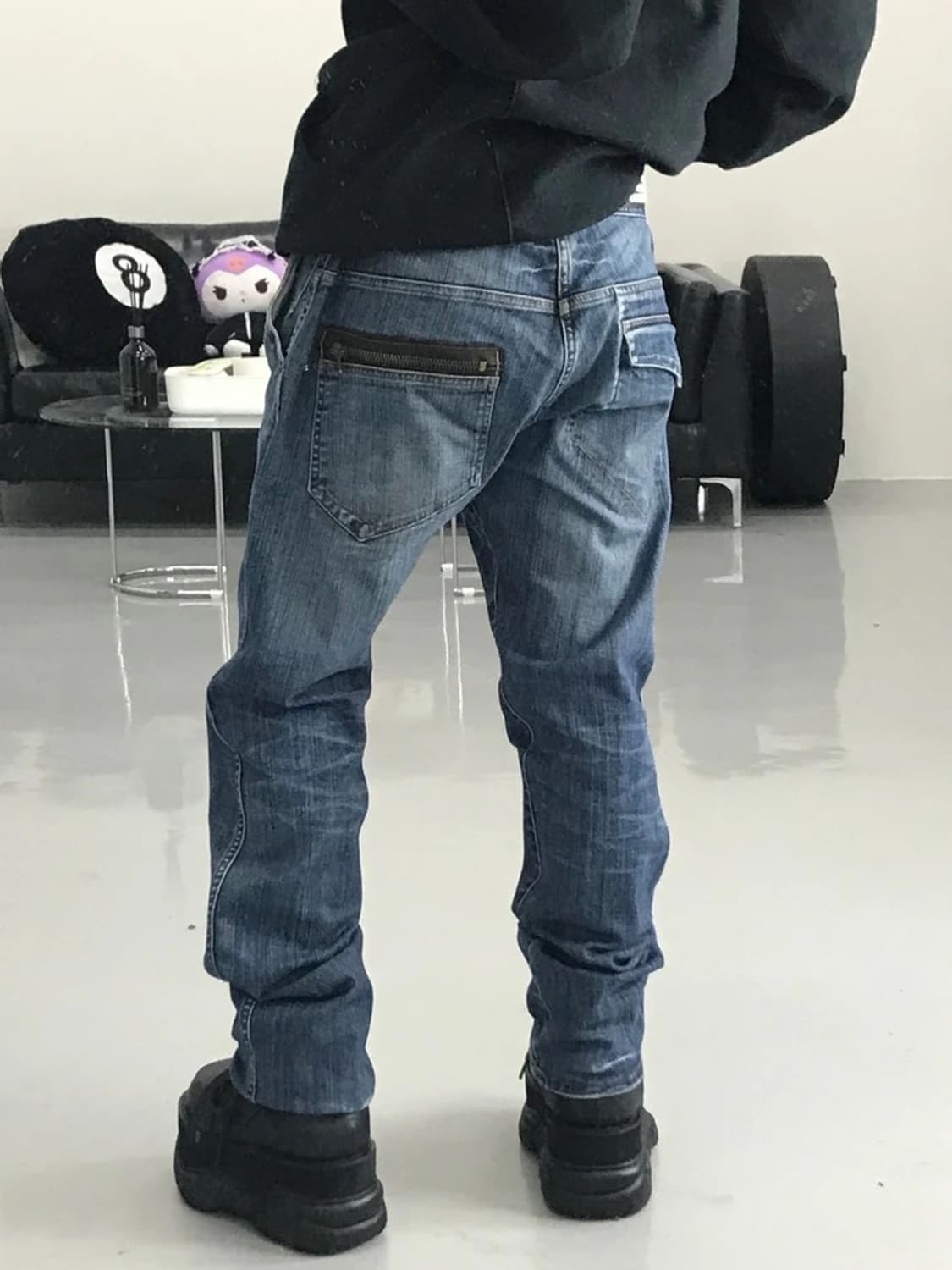 글로벌 워크 디테일 데님팬츠 상품이미지2