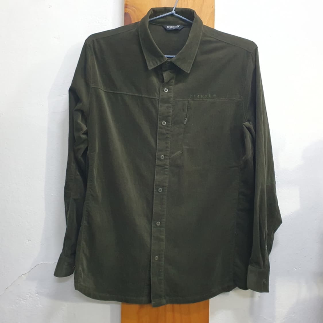 트랙스타 카키색 골지등산남방(105) 상품이미지1