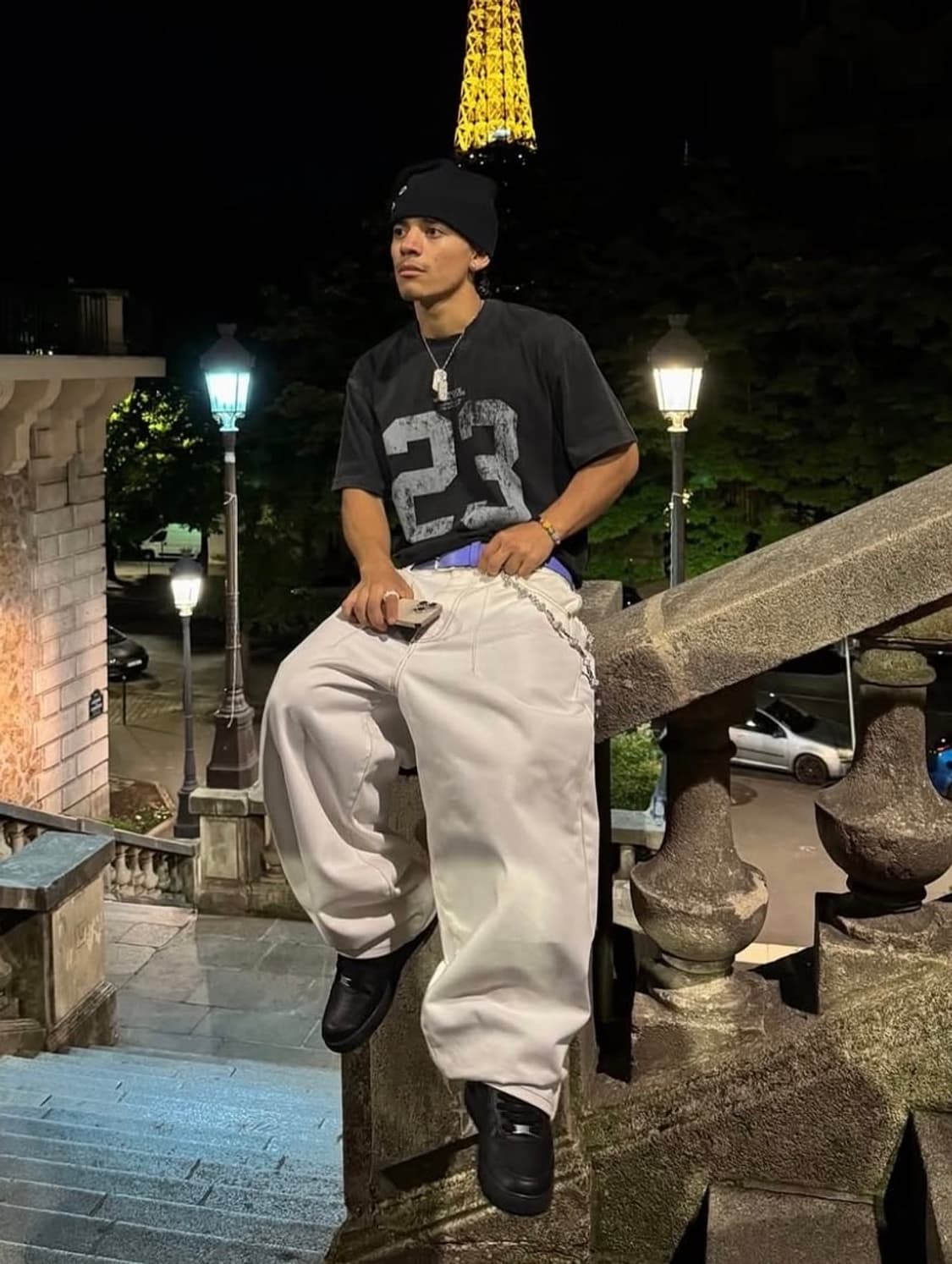 SWEATSCOLLECTIVE 배기 데님 화이트 M 상품이미지1