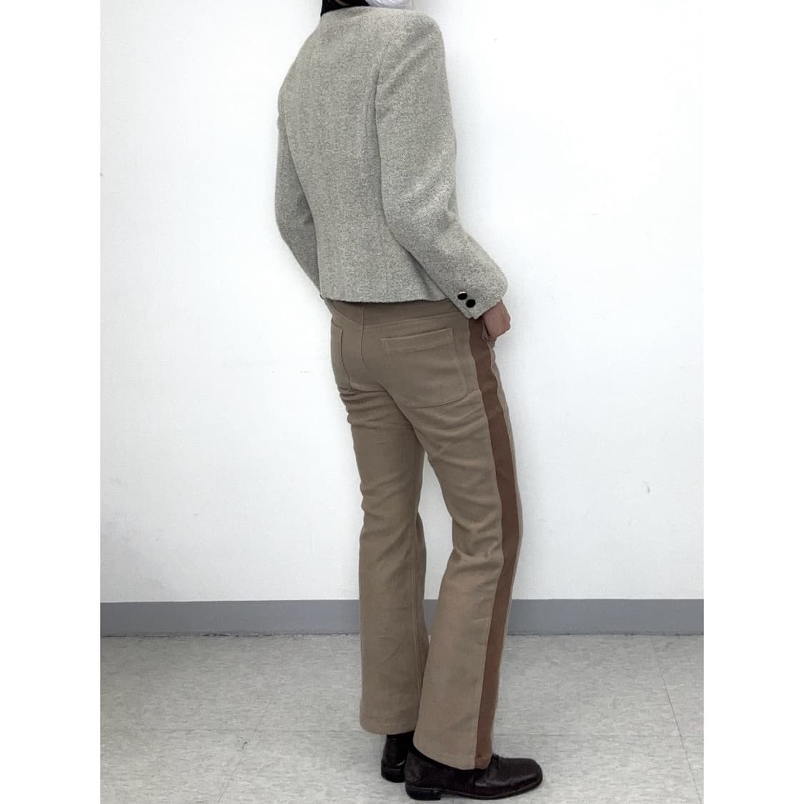 빈티지 울79% 그레이 자켓 상품이미지3