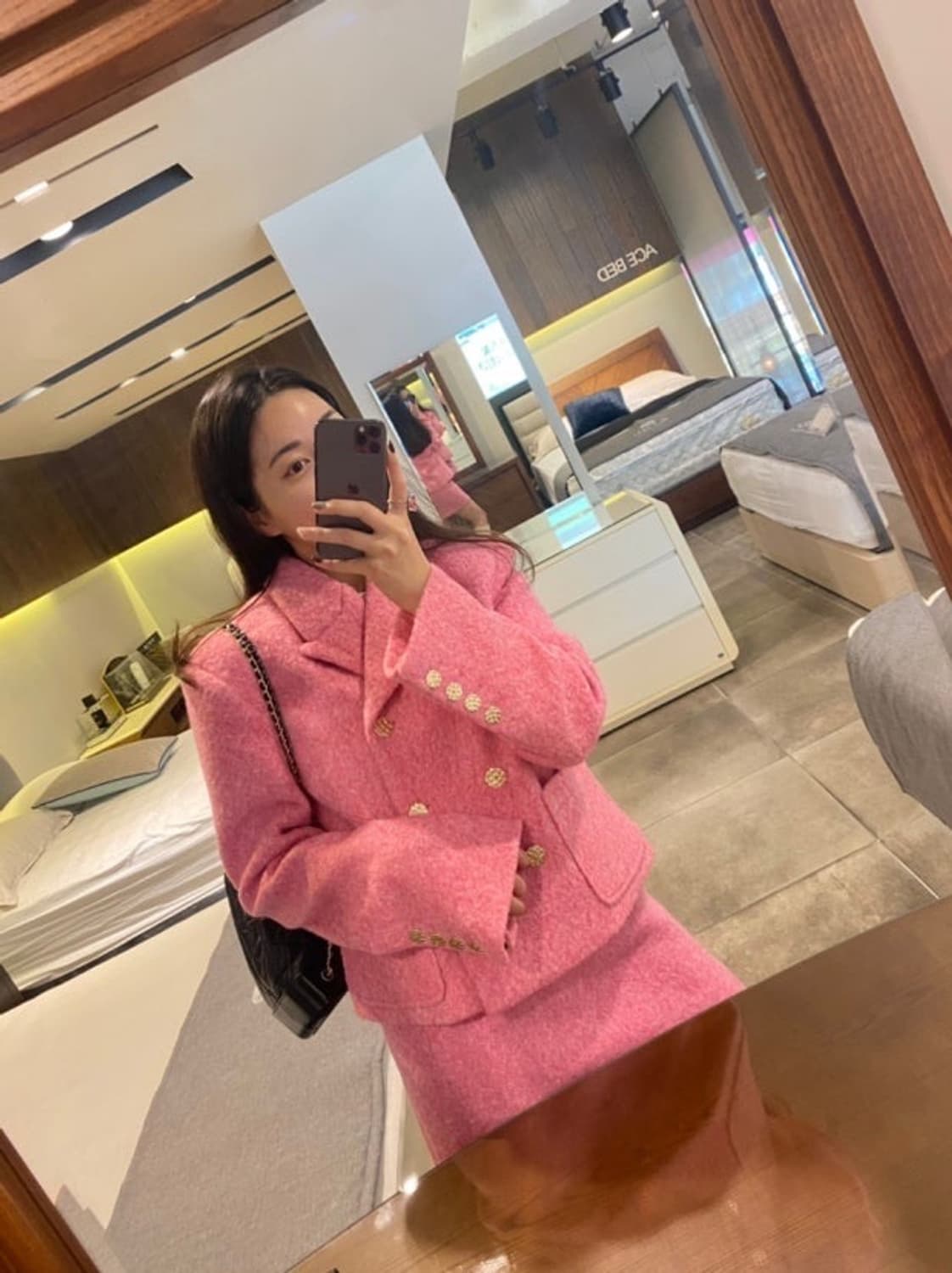 헬더 핑크 부클자켓 상품이미지3