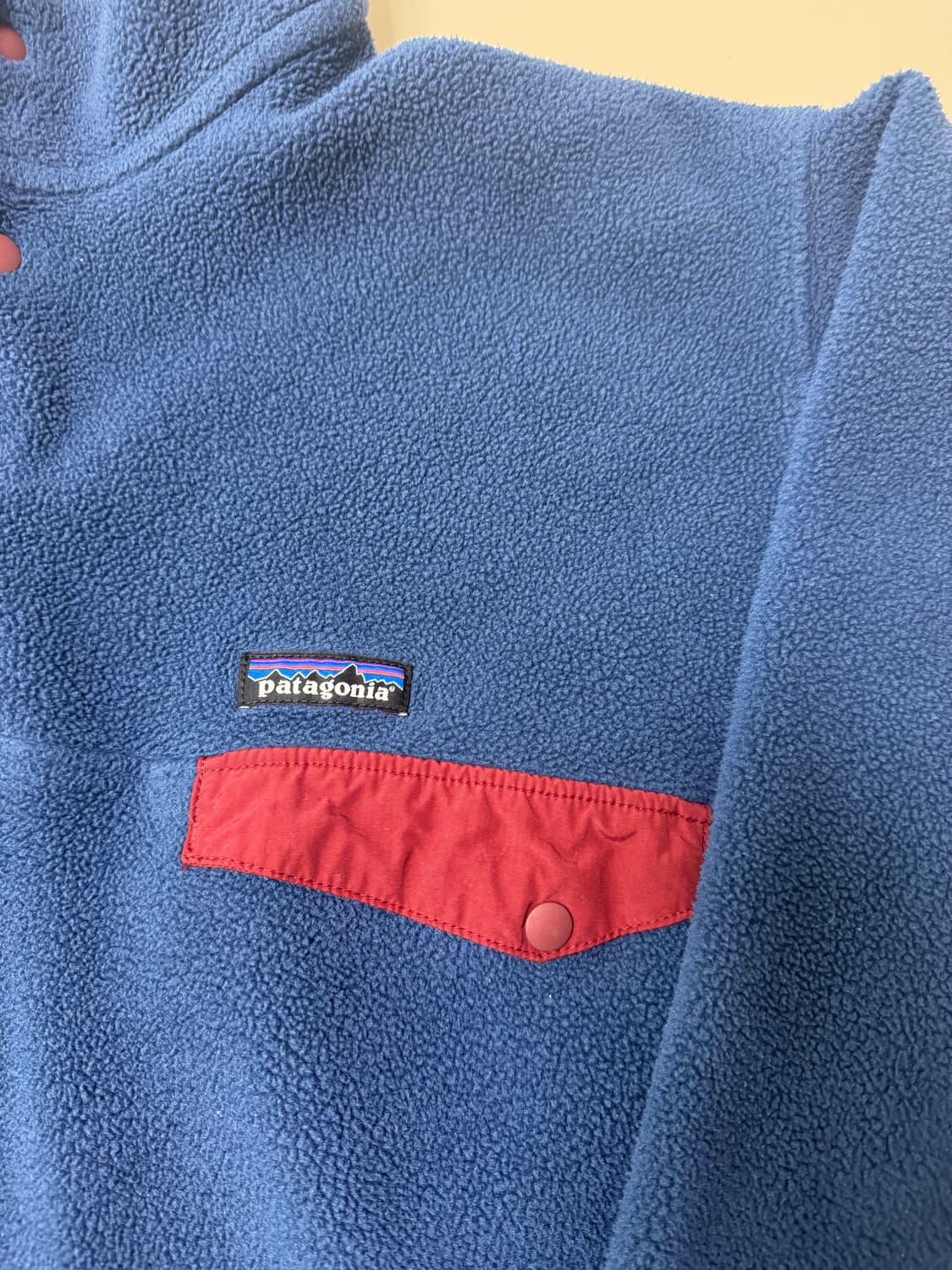 L 파타고니아 신칠라 블루 플리스 풀오버 상품이미지2