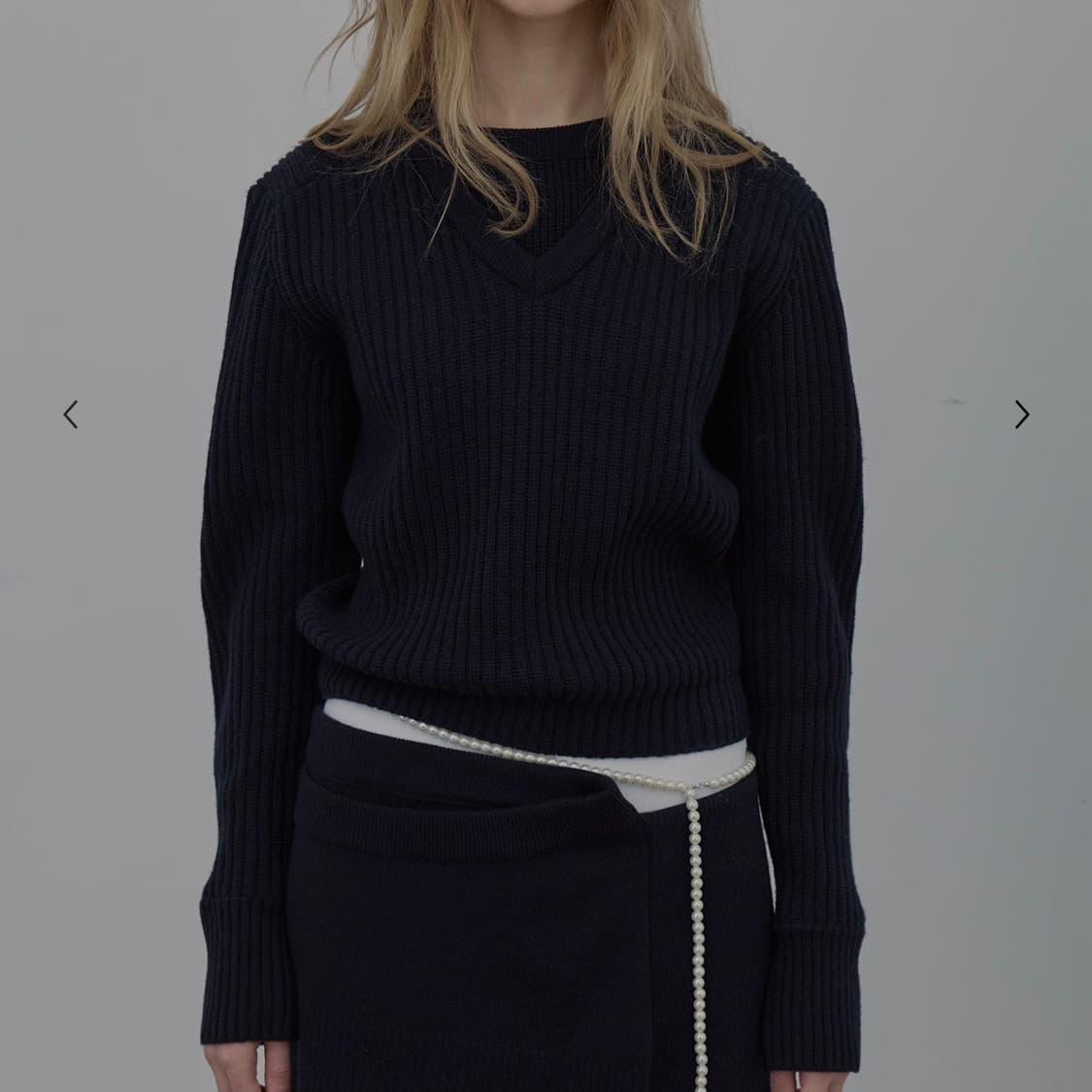 엘씨디씨 니트 LCDC DOUBLE LAYER PULLOVER 상품이미지1